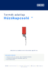 Húzókapcsoló  * Termék adatlap HU