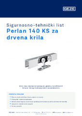 Perlan 140 KS za drvena krila Sigurnosno-tehnički list HR