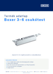 Boxer 3-6 csukótest Termék adatlap HU