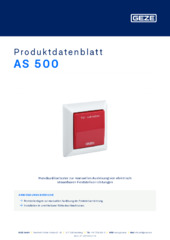 AS 500 Produktdatenblatt DE