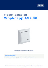 Vippknapp AS 500 Produktdatablad SV