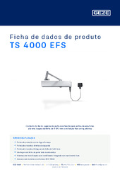 TS 4000 EFS Ficha de dados de produto PT