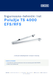 Polužje TS 4000 EFS/RFS Sigurnosno-tehnički list HR