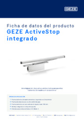 GEZE ActiveStop integrado Ficha de datos del producto ES