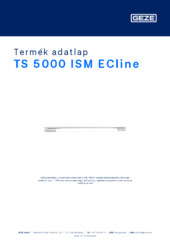 TS 5000 ISM ECline Termék adatlap HU