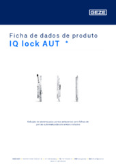 IQ lock AUT  * Ficha de dados de produto PT