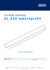 OL 320 takaróprofil Termék adatlap HU