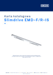 Slimdrive EMD-F/R-IS  * Karta katalogowa PL