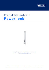 Power lock Produktdatenblatt DE