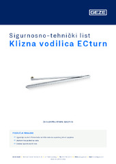 Klizna vodilica ECturn Sigurnosno-tehnički list HR