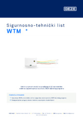 WTM  * Sigurnosno-tehnički list HR